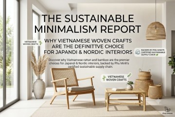 The Sustainable Minimalism Report: Why Vietnamese Woven Crafts Are the Definitive Choice for Japandi & Nordic Interiors